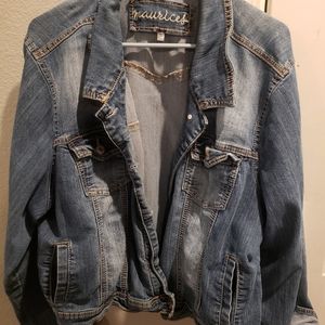 Cropped Jean Jacket - Maurices - Size 3
